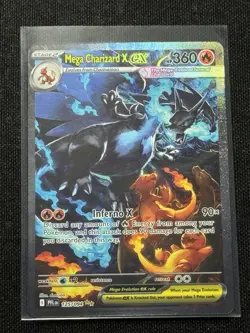 Mega Charizard x EX 125/94 ENGLISH SIR Phantasmal Flames Near Mint Pokemon Card - Image 2