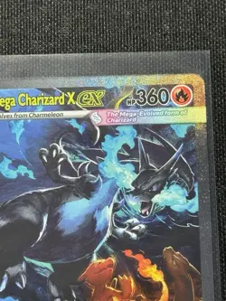 Mega Charizard x EX 125/94 ENGLISH SIR Phantasmal Flames Near Mint Pokemon Card - Image 4