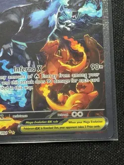 Mega Charizard x EX 125/94 ENGLISH SIR Phantasmal Flames Near Mint Pokemon Card - Image 5