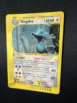 Pokemon TCG - Crystal Kingdra 148/147 Aquapolis Holo Rare Pokemon Card - Image 1