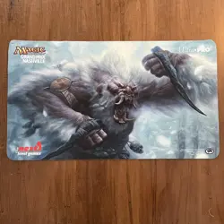 MTG Grand Prix Nashville Mtg Playmat Yeti 2014 Next Level Games Rare - Image 1