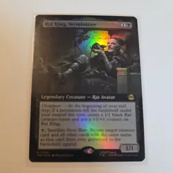 Rat King, Verminister 0266 - TMNT - TMT - Foil MTG NM - Ships now! - Image 1