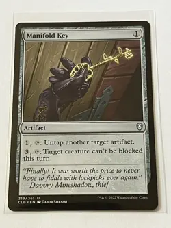 Manifold Key 319 MTG Battle for Baldurs Gate 2022 Mint - 9.0 + Non Foil - Image 2