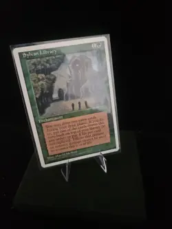 Sylvan Library MTG Core Set 4th Edition Enchantment 1995 Never Played - Image 1