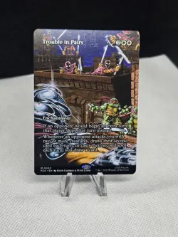 2026 MTG Teenage Mutant Ninja Turtles TROUBLE IN PAIRS Borderless M 003 - Image 1