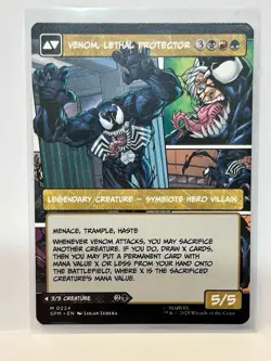 Eddie Brock, Venom, Lethal Protector M 0224 Borderless Magic: The Gathering - Image 1