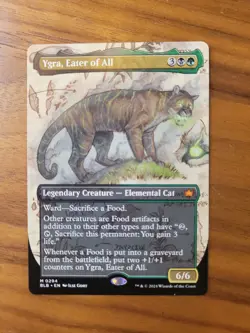 Ygra, Eater of All (Borderless) Bloomburrow Foil - Image 1