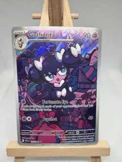 Pokemon Gothorita 125/086 Sv: White Flare Holo Illustration Rare NM - Image 1