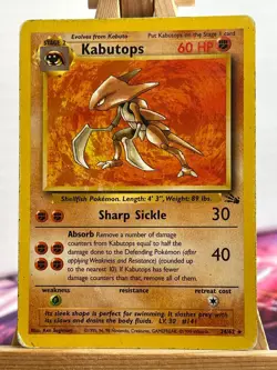 Kabutops 24/62 Rare Fossil Englisch VG Pokemon - Image 1