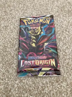 Sword and Shield Lost Origin Sealed Pokemon Booster Pack - Enamorus Pack Art - Image 1