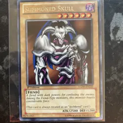 Yu-Gi-Oh LCJW-EN235 Summoned Skull 1st Edition Near Mint Condition - Image 1