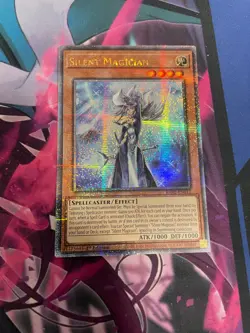 YUGIOH - SILENT MAGICIAN - RA02 - NM - QUARTER CENTURY SECRET RARE - 1ST ED - Image 1