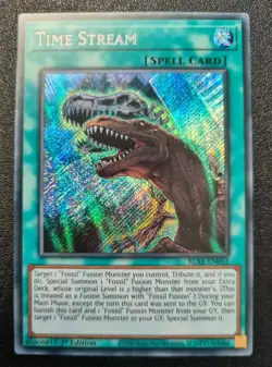 Time Stream Yu-Gi-Oh! BLAR-EN012 1st Secret Rare - Image 1