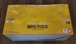 One Piece 12x Mini Tin Pack Set Vol. 2 TS-02 OP-13 Display Factory Sealed Case - Image 2