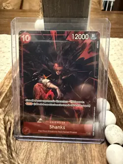 One Piece Shanks OP09-004 SR Alt Art English Emperors in the New World #OP09-004 - Image 1
