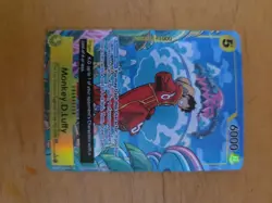 One Piece Monkey D Luffy OP07-109 SR Treasure Rare Alternative Art English - Image 2