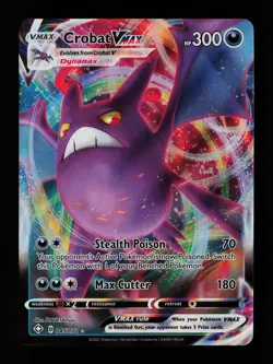 Crobat VMAX 045/072 Ultra Rare Holo Shining Fates Pokemon Card - Image 1