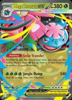 Mega Venusaur ex MEP 013 Promo Holo Cards Pokemon Card - Image 1