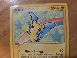 Minun 67/101 - EX Hidden Legends Set Pokemon Card Rainbow - Image 5