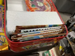 Topps Pokemon Cards TV Animation Edition Pikachu Tin & Open With Pikachu 1999 - Image 4