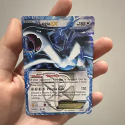 Pokemon Lugia EX Ultra Rare Holo Card Team Plasma BW83 Basic 180 HP English TCG - Image 1
