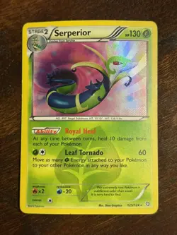 Pokemon TCG Serperior 125/124 Holo Dragons Exalted Secret Rare Card LP/MP - Image 1