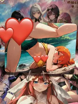 Non-Holo Beautiful Waifu Card Goddess Story CCG Anime Waifu Double Sided - Image 2