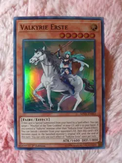 Yu-Gi-Oh! Valkyrie Erste SHVA-EN003 Card 1st Edition Shadows In Valhalla - Image 1