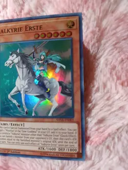 Yu-Gi-Oh! Valkyrie Erste SHVA-EN003 Card 1st Edition Shadows In Valhalla - Image 3