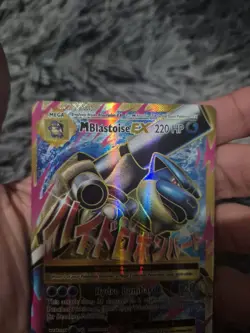 Pokemon TCG Mega M Blastoise EX Evolutions Full Art Ultra Rare Holo Card 102/108 - Image 4