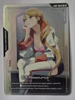 Gundam Card Game Exclusive Resource Card EXRP-006 - Image 1