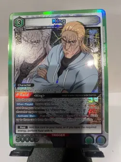 King SR UE06BT/OPM 1 041 Union Arena One Punch Man Super Rare Card NM - Image 1