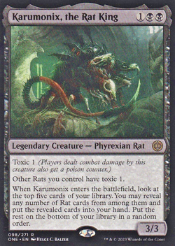 Karumonix, the Rat King - Phyrexia: All Will Be One - Nm - (098) - Image 1