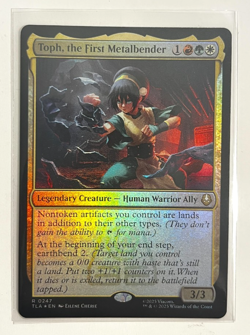 MTG – Avatar – Toph, the First Metalbender Foil - Rare 0247 - Image 1