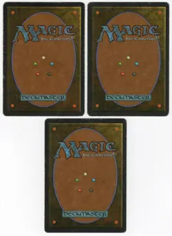 Mahamoti Djinn x3 3x 1995 MTG Core Set 4th Edition Blue Rare Creature MP AZ2 - Image 2
