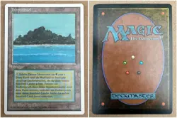 Tropical Island Tropeninsel Dualland Magic the Gathering MtG FWB German EX - Image 1
