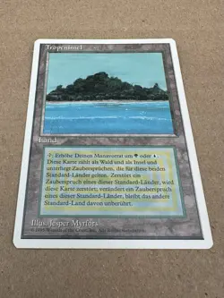 Tropical Island Tropeninsel Dualland Magic the Gathering MtG FWB German EX - Image 3