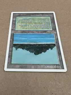 Tropical Island Tropeninsel Dualland Magic the Gathering MtG FWB German EX - Image 4