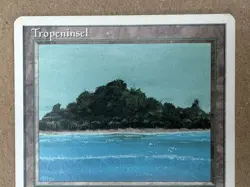 Tropical Island Tropeninsel Dualland Magic the Gathering MtG FWB German EX - Image 5