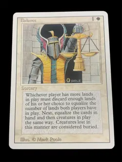 1994 Magic: The Gathering - Revised(3rd) - BALANCE- Vintage Rare - NM - Image 1