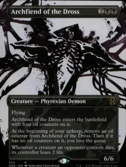 Archfiend of the Dross 304 Borderless Non Foil ONE MTG - Image 1