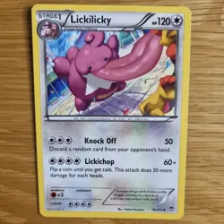 LICKILCKY 79/111 POKEMON CARD (FURIOUS FISTS SET) - Image 1