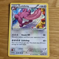 LICKILCKY 79/111 POKEMON CARD (FURIOUS FISTS SET) - Image 2
