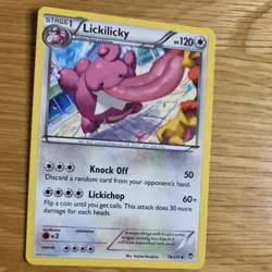 LICKILCKY 79/111 POKEMON CARD (FURIOUS FISTS SET) - Image 3