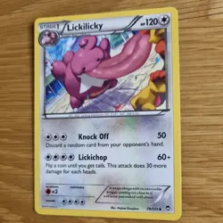 LICKILCKY 79/111 POKEMON CARD (FURIOUS FISTS SET) - Image 4
