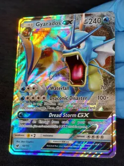 Pokemon TCG Gyrados GX 18/111 Crimson Invasion Holo Mint Condition 💎 - Image 2