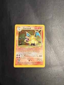 1999 Pokemon Charizard #4 Black Dot Error Base Set Ex CGC 6.5 Good - Image 1