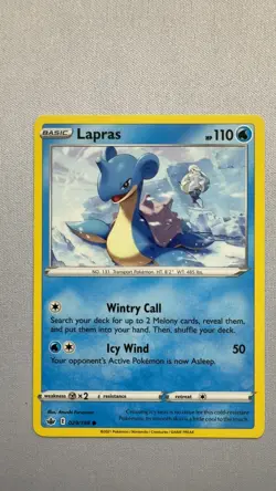 Lapras 029/198 Common Chilling Reign Pokemon Near Mint - Image 1