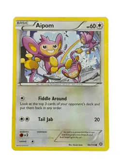 New: 2016 Pokemon TCG Aipom Steam Siege 90 Regular Common - Image 1