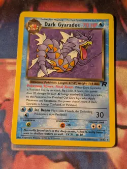 Dark Gyarados 25/82 unl LP Team Rocket Pokemon - Image 1